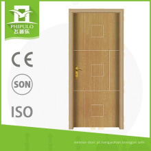 Porta pvc única qualidade interior agradável com design à prova d &#39;água de zhejiang china